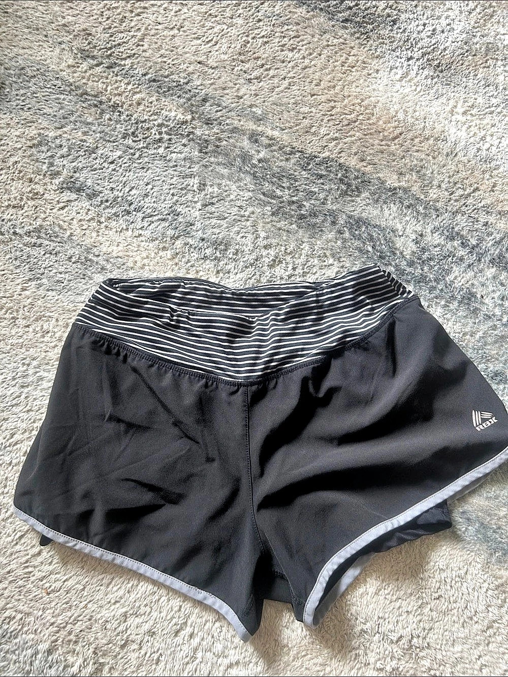 RBX Athletic Running Shorts in Black